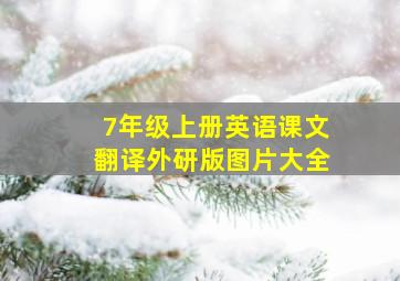 7年级上册英语课文翻译外研版图片大全