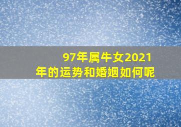 97年属牛女2021年的运势和婚姻如何呢