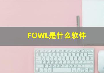 FOWL是什么软件