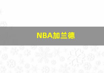 NBA加兰德