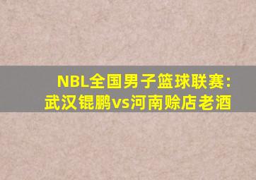 NBL全国男子篮球联赛:武汉锟鹏vs河南赊店老酒