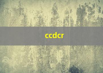 ccdcr