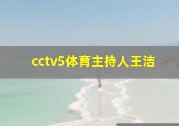 cctv5体育主持人王洁