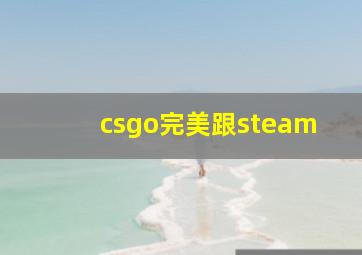 csgo完美跟steam