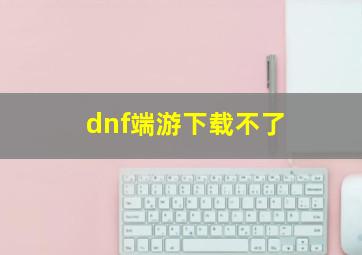 dnf端游下载不了