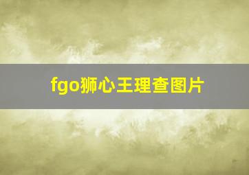 fgo狮心王理查图片