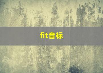 fit音标