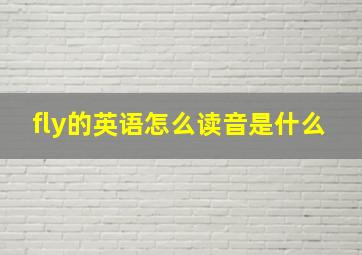 fly的英语怎么读音是什么