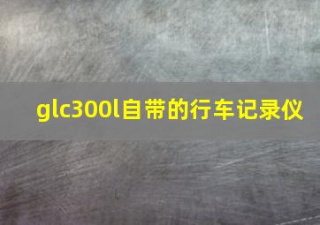 glc300l自带的行车记录仪