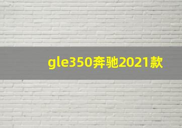 gle350奔驰2021款