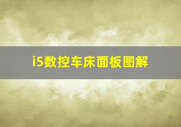 i5数控车床面板图解