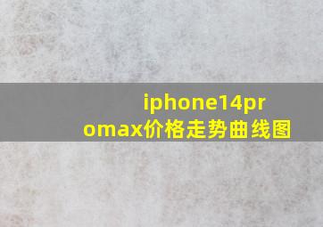 iphone14promax价格走势曲线图