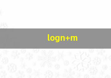 logn+m