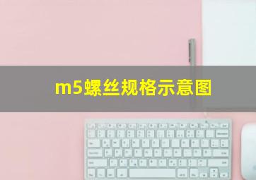 m5螺丝规格示意图