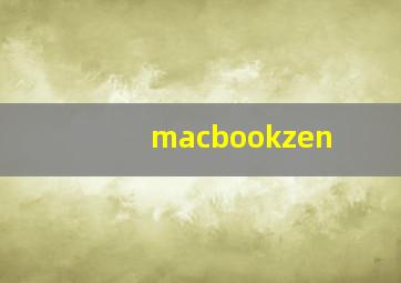 macbookzen