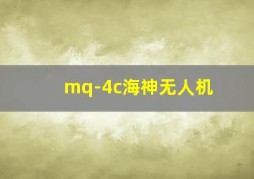 mq-4c海神无人机