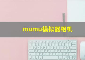 mumu模拟器相机