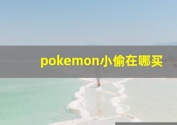 pokemon小偷在哪买