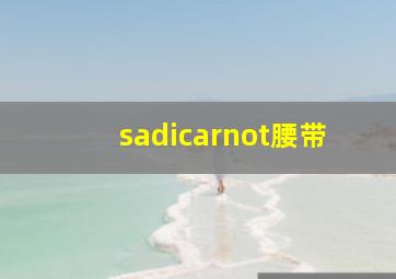 sadicarnot腰带