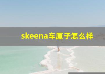 skeena车厘子怎么样