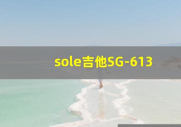 sole吉他SG-613