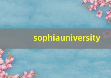 sophiauniversity