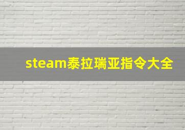 steam泰拉瑞亚指令大全