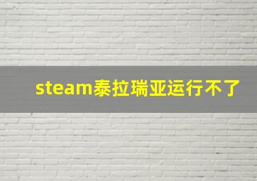 steam泰拉瑞亚运行不了