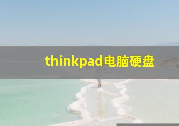 thinkpad电脑硬盘