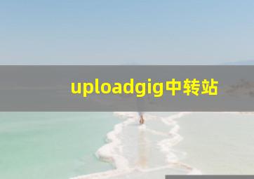 uploadgig中转站