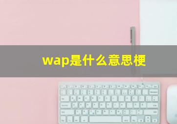 wap是什么意思梗