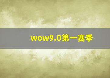 wow9.0第一赛季