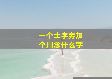 一个土字旁加个川念什么字