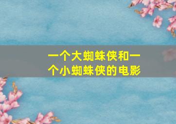 一个大蜘蛛侠和一个小蜘蛛侠的电影