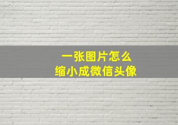 一张图片怎么缩小成微信头像