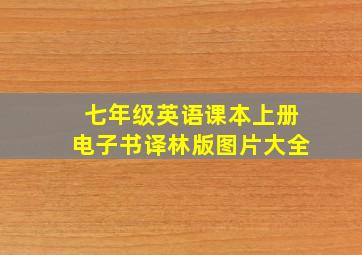 七年级英语课本上册电子书译林版图片大全