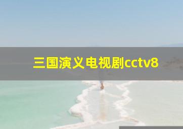 三国演义电视剧cctv8