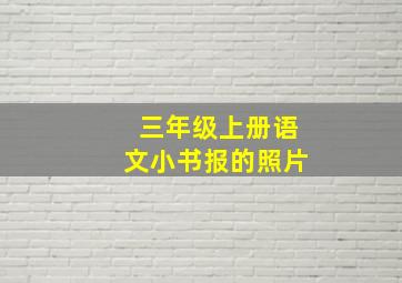 三年级上册语文小书报的照片