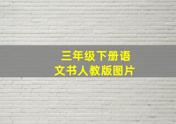 三年级下册语文书人教版图片