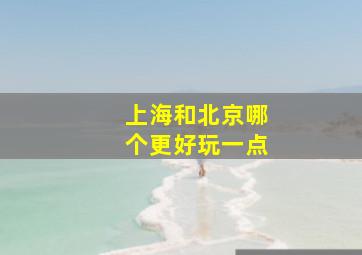 上海和北京哪个更好玩一点