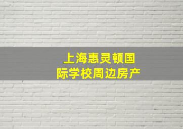 上海惠灵顿国际学校周边房产