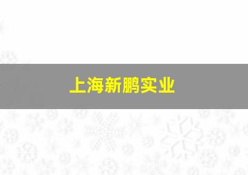 上海新鹏实业