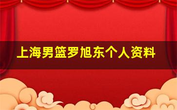 上海男篮罗旭东个人资料