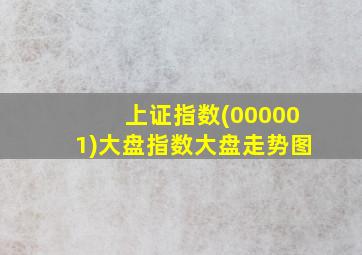 上证指数(000001)大盘指数大盘走势图