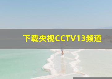 下载央视CCTV13频道