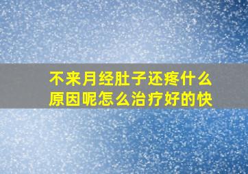 不来月经肚子还疼什么原因呢怎么治疗好的快