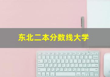 东北二本分数线大学