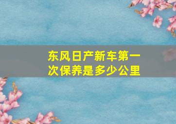 东风日产新车第一次保养是多少公里