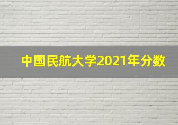 中国民航大学2021年分数