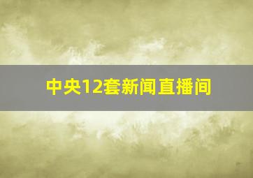 中央12套新闻直播间